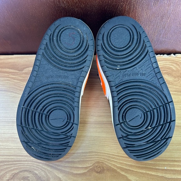 Nike Black and Orange Sneakers with Classic Swoosh - Picture 7 of 7